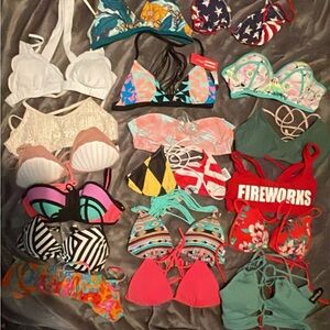 Colorful Bikini Top Collection